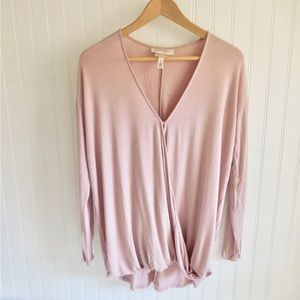 Jessica Simpson Blush Nursing Maternity Top